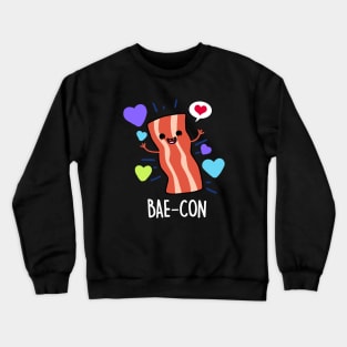 Bae-Con Cute Bacon Pun Crewneck Sweatshirt